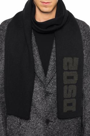 Logo-embroidered scarf, zdjęcie 2 Logo-embroidered scarf od Dsquared2